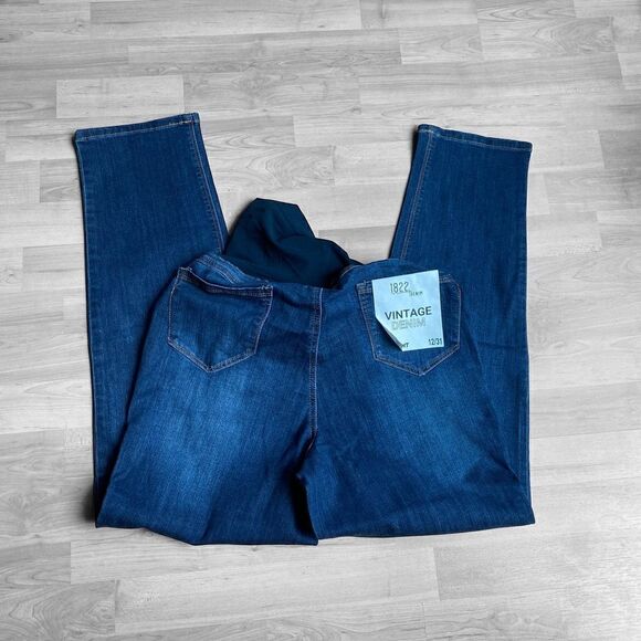 1822 Vintage Denim Maternity Jeans Jenya Size 31 NWT - Picture 2 of 3